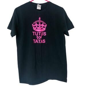 Breast Cancer Awareness Tutus for Tatas Short Sleeve T-Shirt Tee